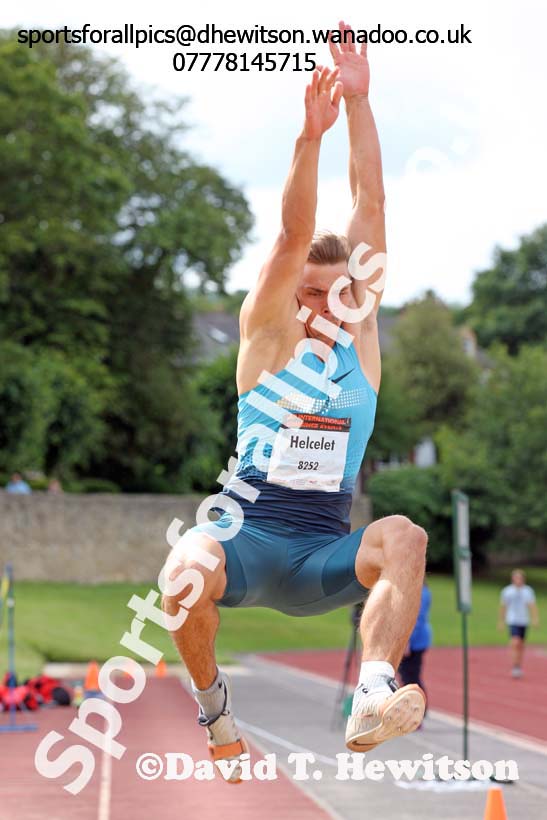 Senior mens long jump, EAP International Combined Events, Hexham Northumberland. Photo: David T. Hewitson/Sports for All Pics